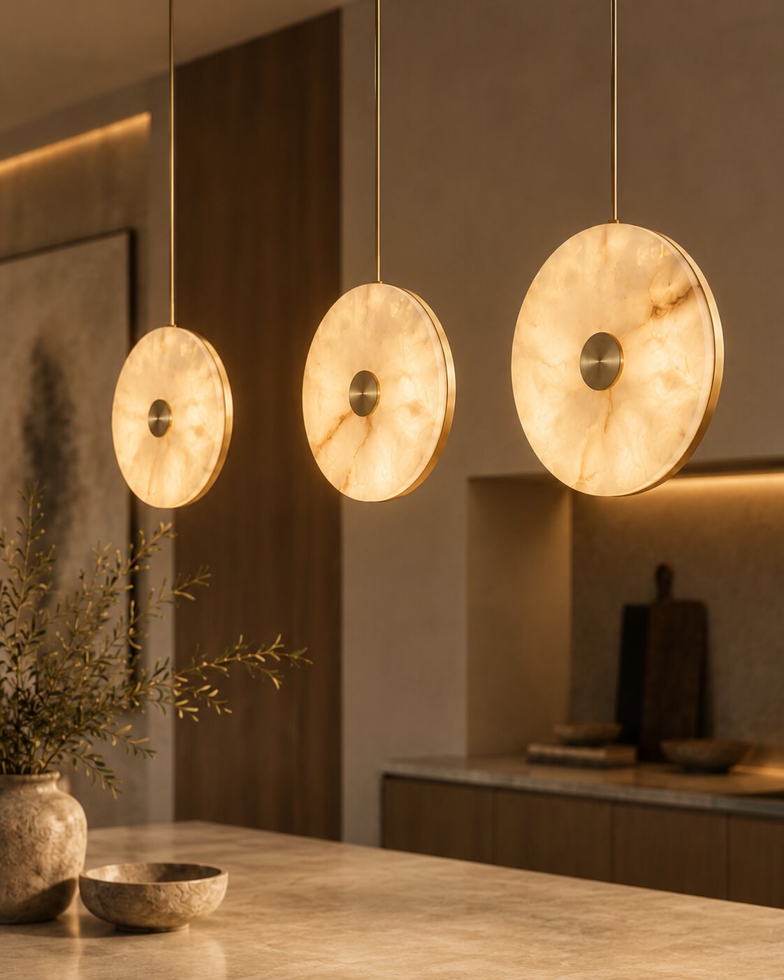 Alabaster Aura Suspension