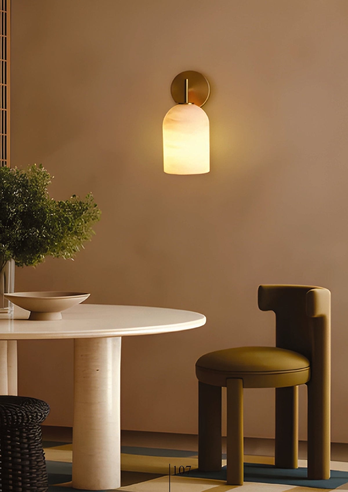 essenzo dome wall sconce