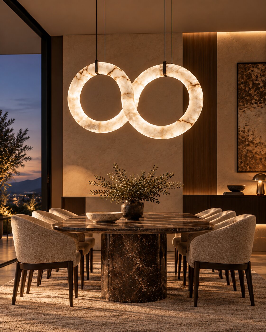 halo infinia chandelier rings