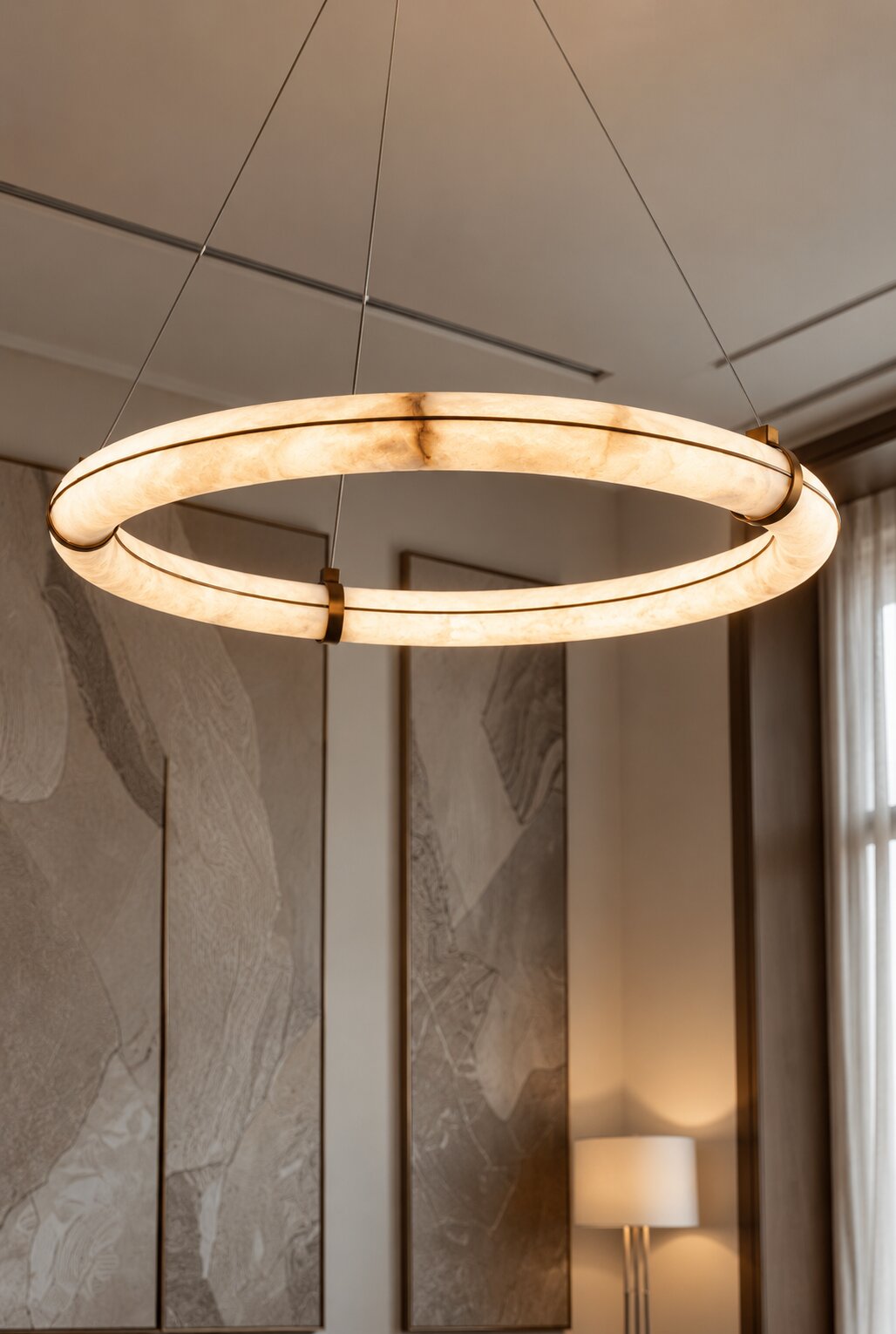 halo ring chandelier