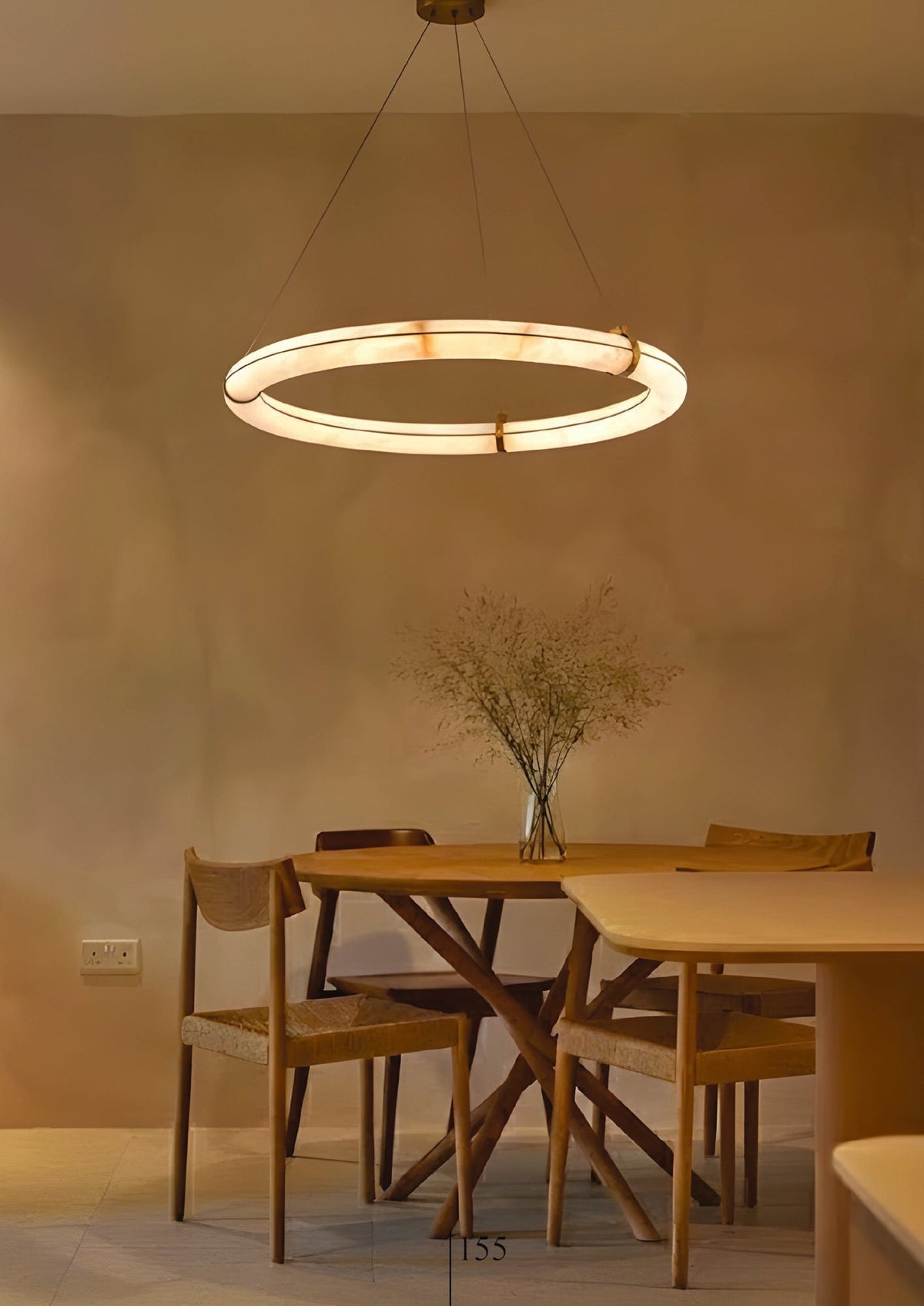 halo ring chandelier