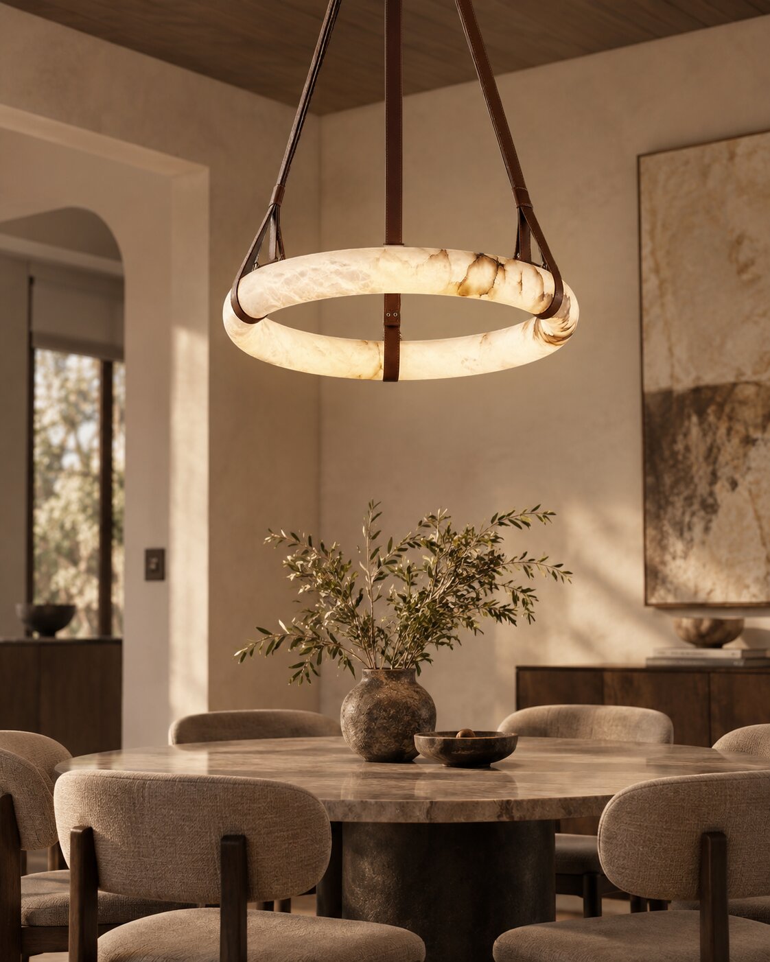 halo ring chandelier style 3