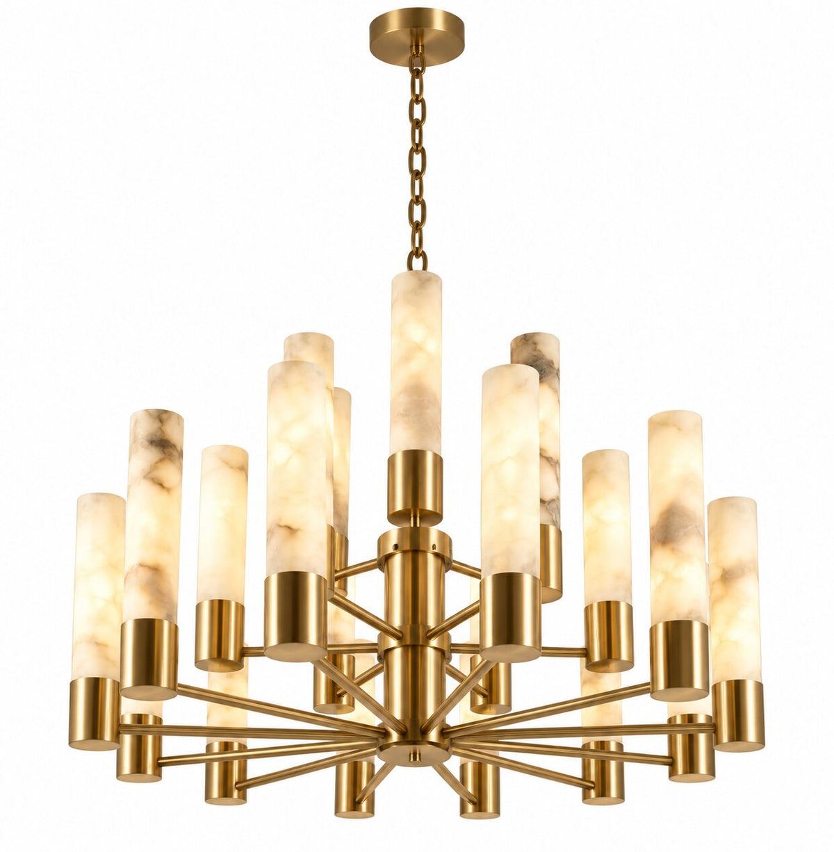 linea aurum chandelier