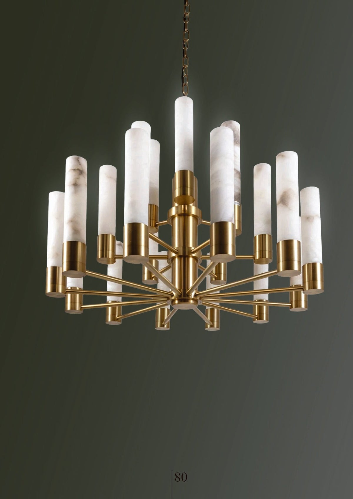 linea aurum chandelier