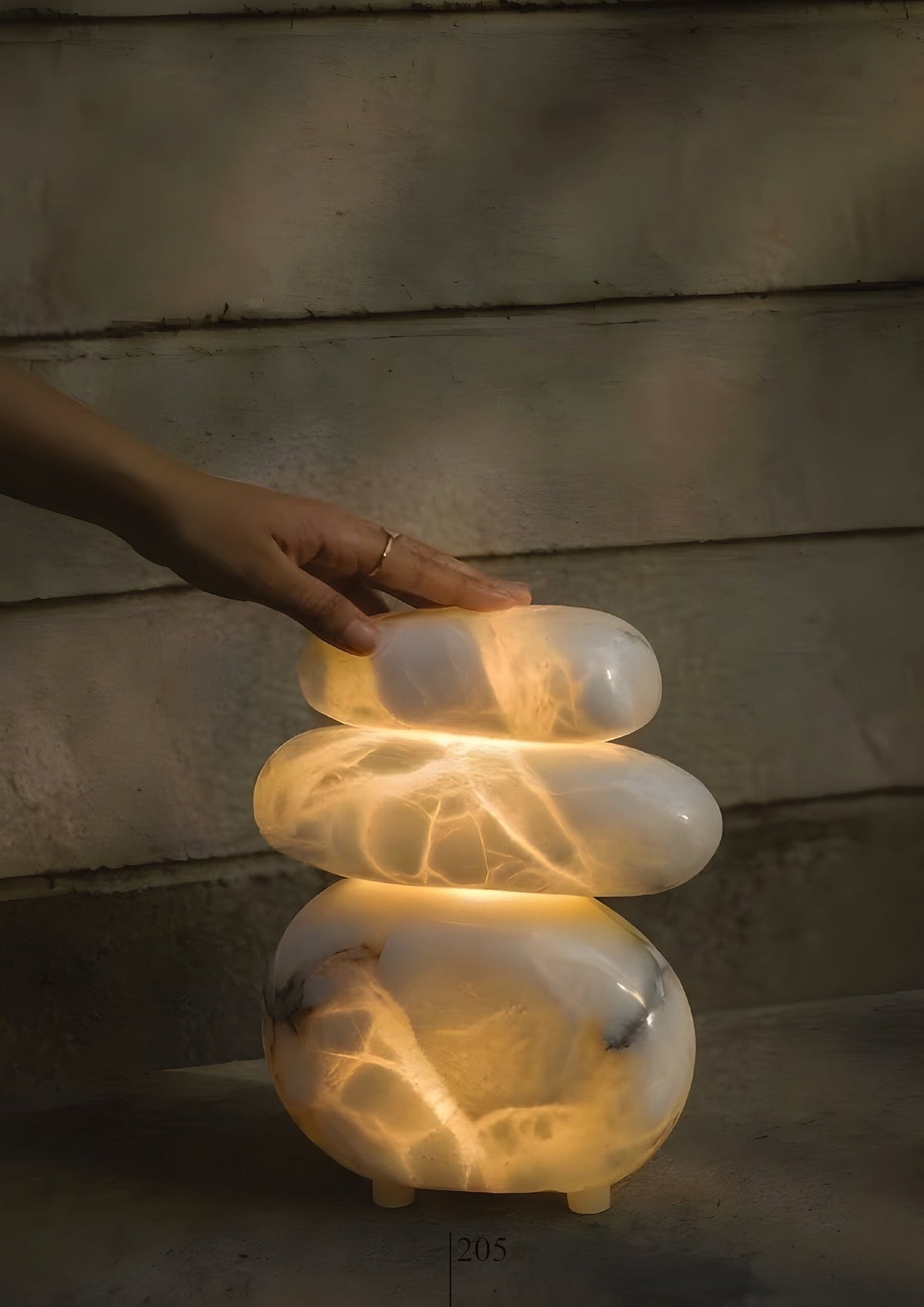 pebble lamp