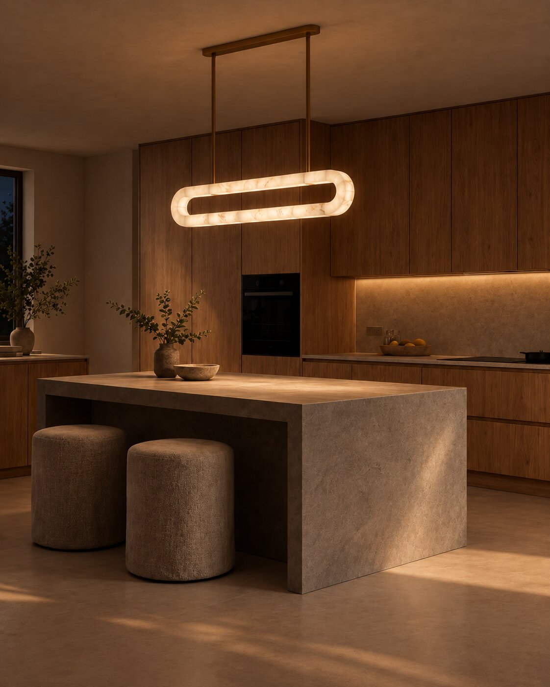 vanta halo chandelier vertical
